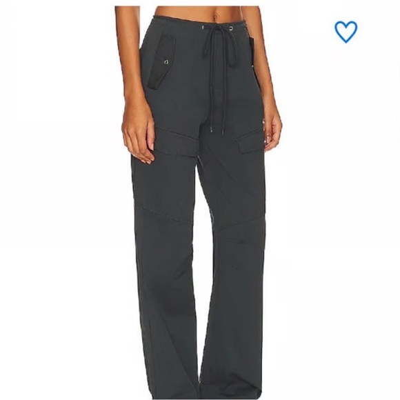superdown Pants - NWT superdown x Maggie MacDonald Beck Cargo Pant Baggie Wide Large Green Revolve